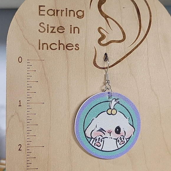 Bunny Girl Drop Earrings - Picture 3 of 6